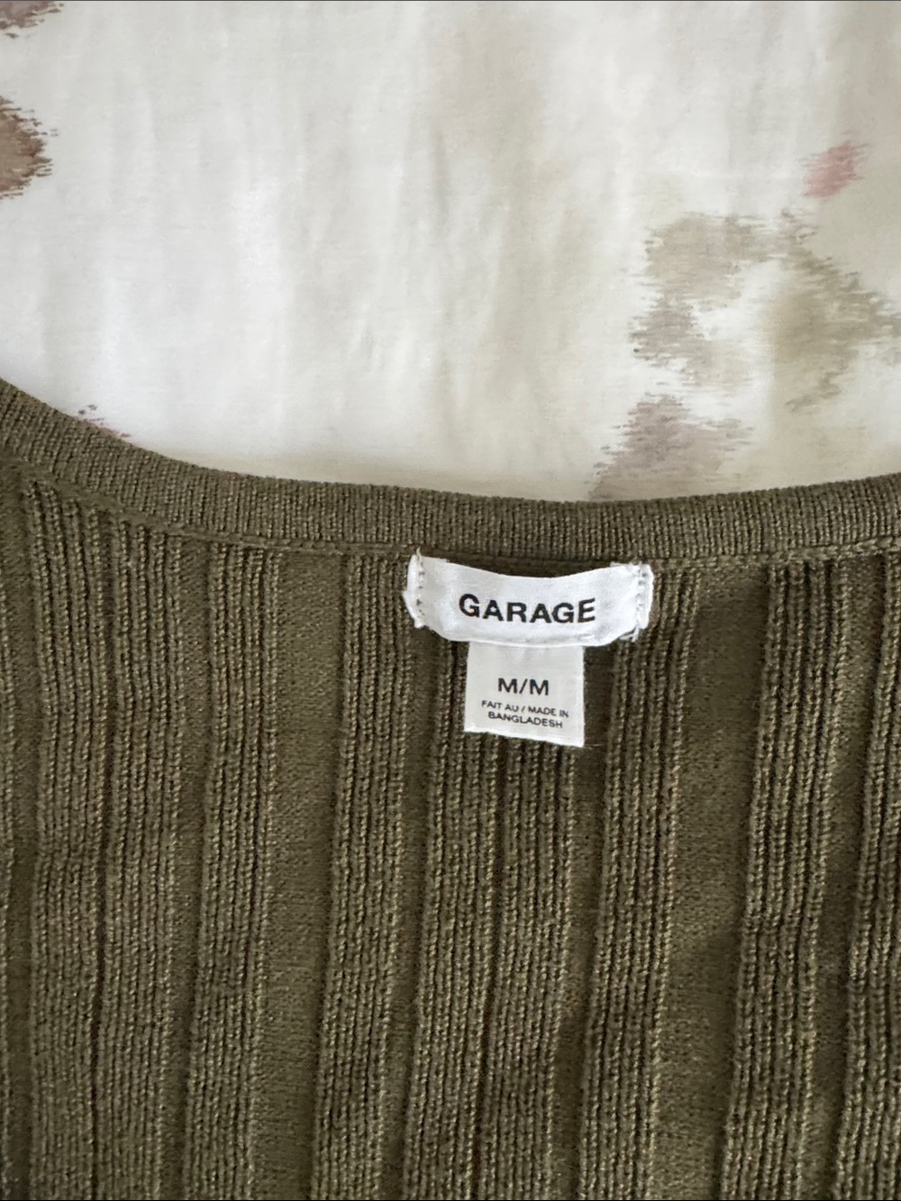 Dark Green Cardigan top - Picture 2 of 2